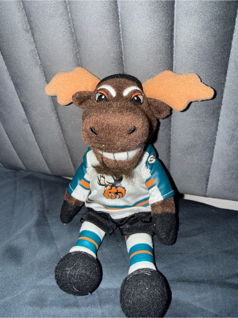 Rick E. Moose Hockey Plush Mascot #00 Collectible Stuffed Animal